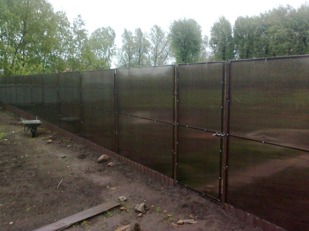 Забор из поликарбоната Воскресенск 