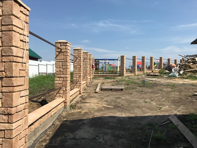 Декоративные столбы забора Воскресенск