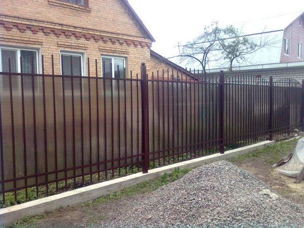 Забор из поликарбоната Воскресенск 